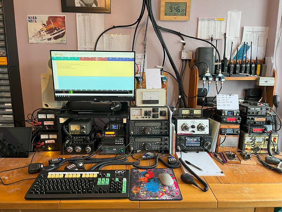 RTTY PSK31 all set for digi modes.