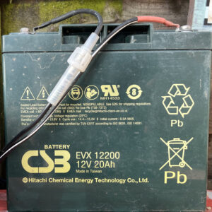 Miniwhip lead acid battery